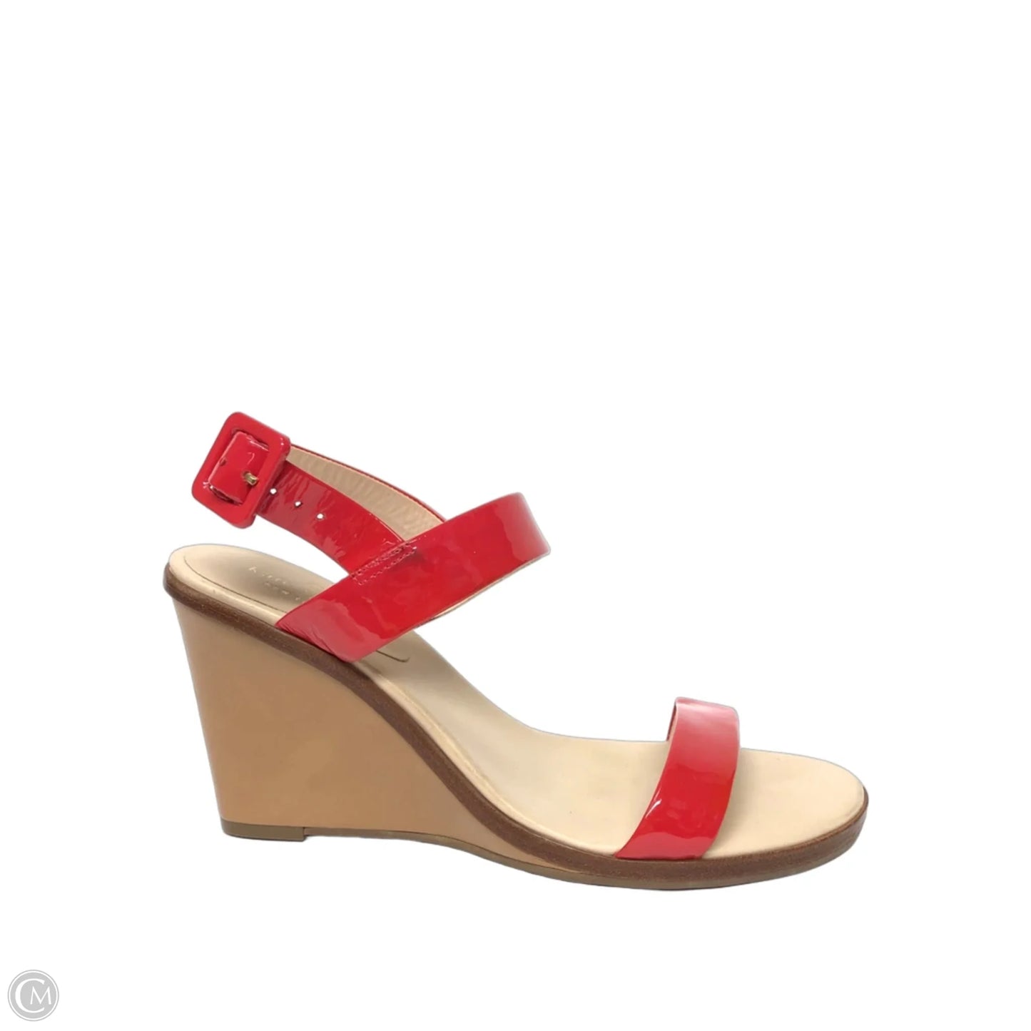 Sandals Designer By Kate Spade In Red, Size: 8