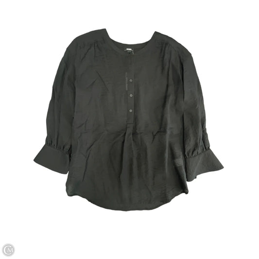 Top Long Sleeve By Express In Black, Size: S