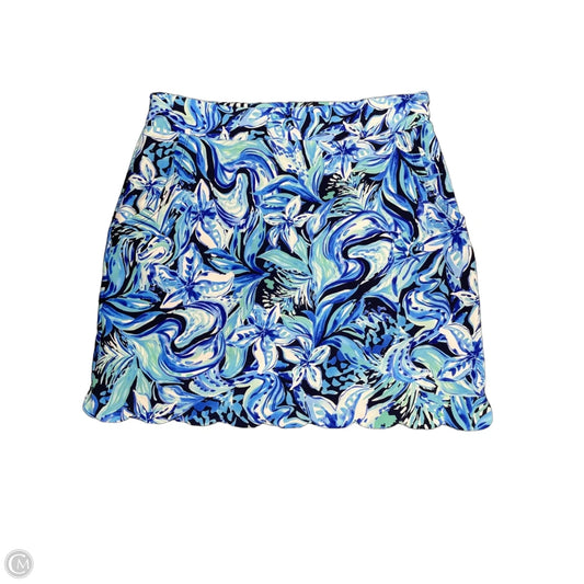 Athletic Skort By Stella Parker In Blue & White, Size: S
