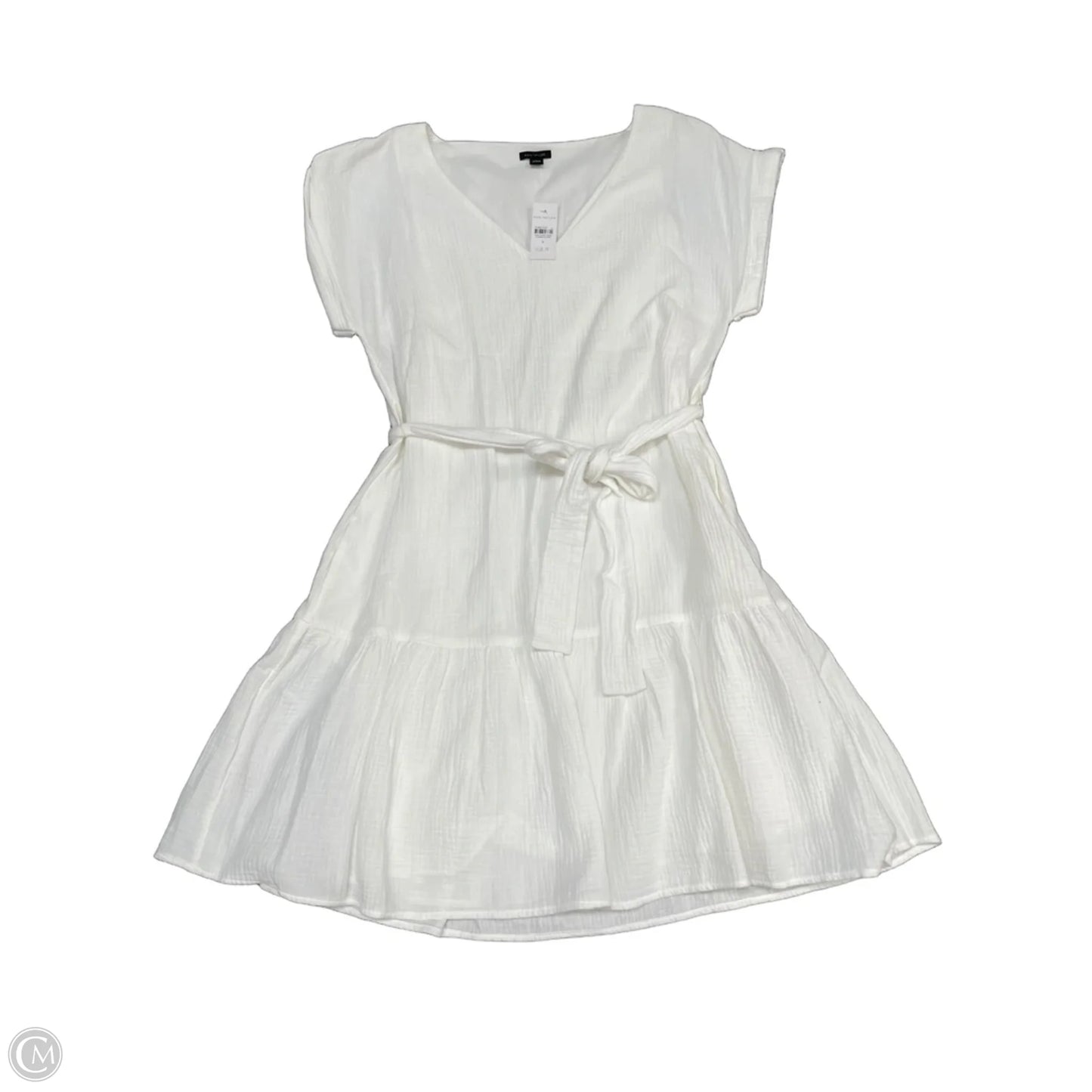 Dress Casual Short By Ann Taylor In White, Size: S