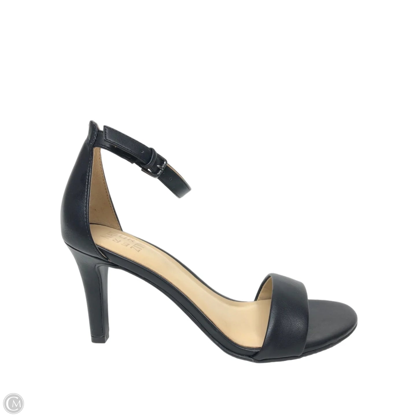 Sandals Heels Stiletto By Naturalizer In Black, Size: 8.5