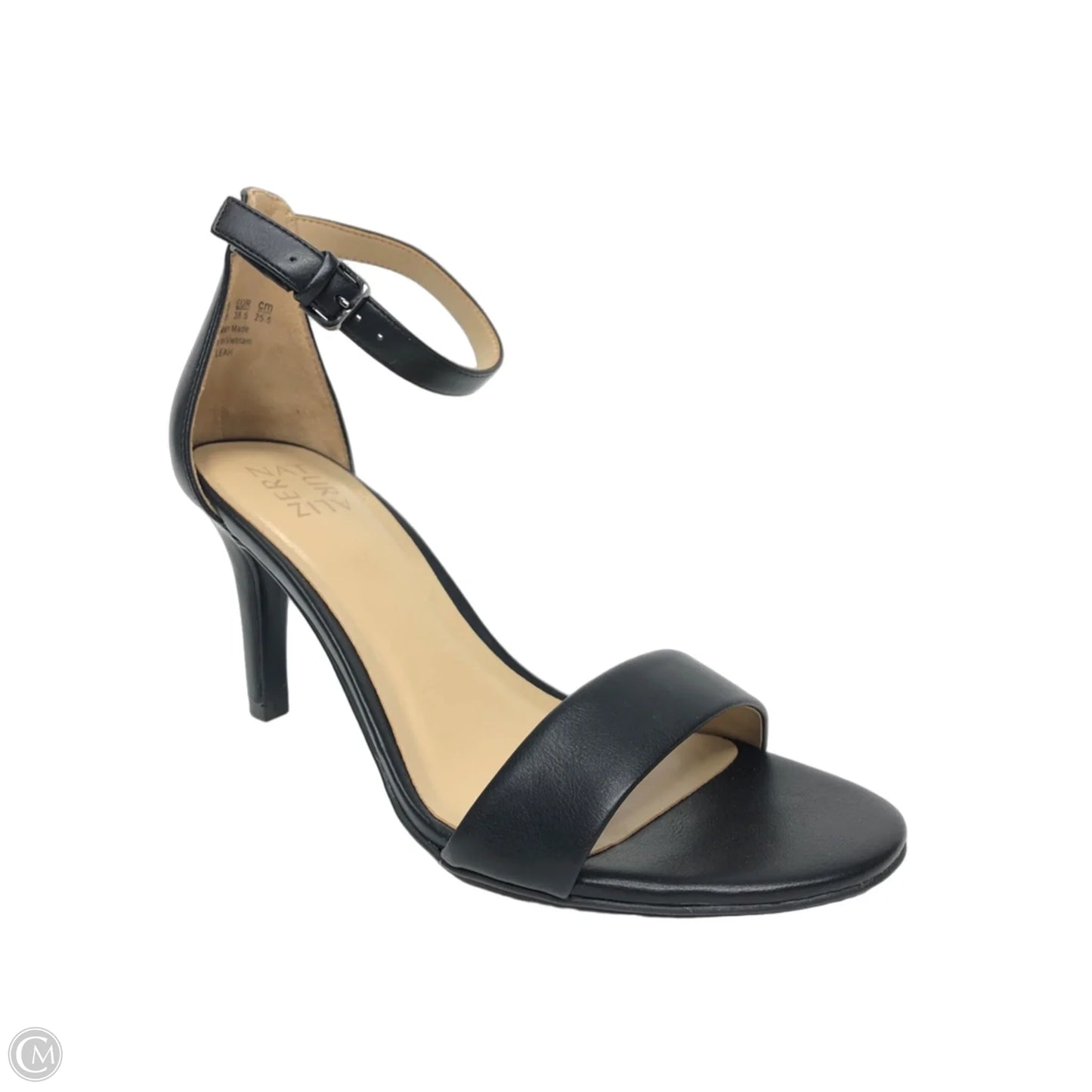 Sandals Heels Stiletto By Naturalizer In Black, Size: 8.5