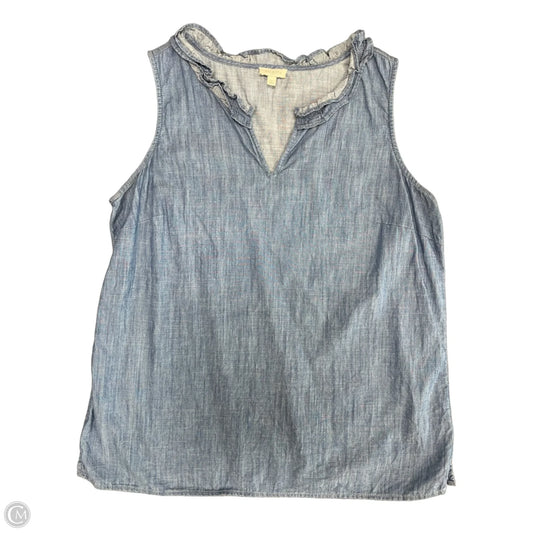 Top Sleeveless By Talbots In Blue, Size: M