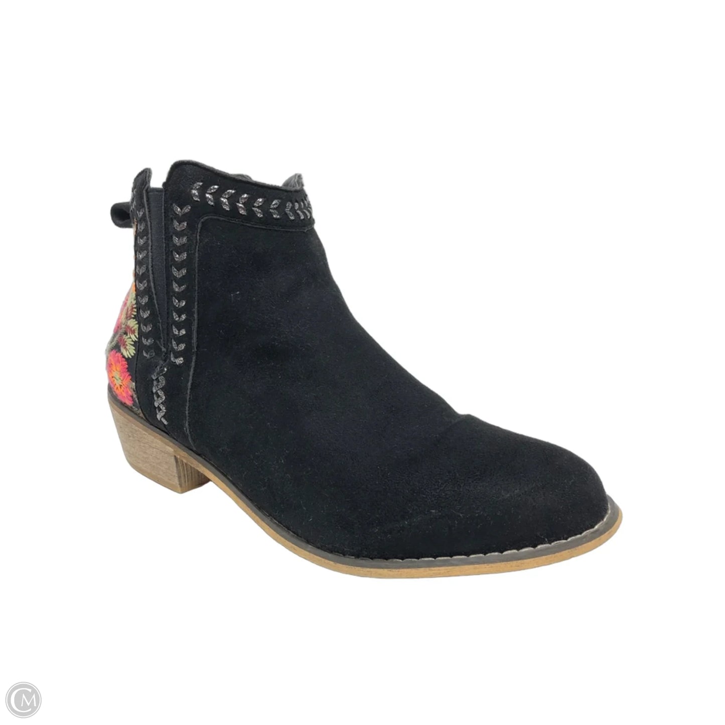 Boots Ankle Heels By Tiara In Black, Size: 9