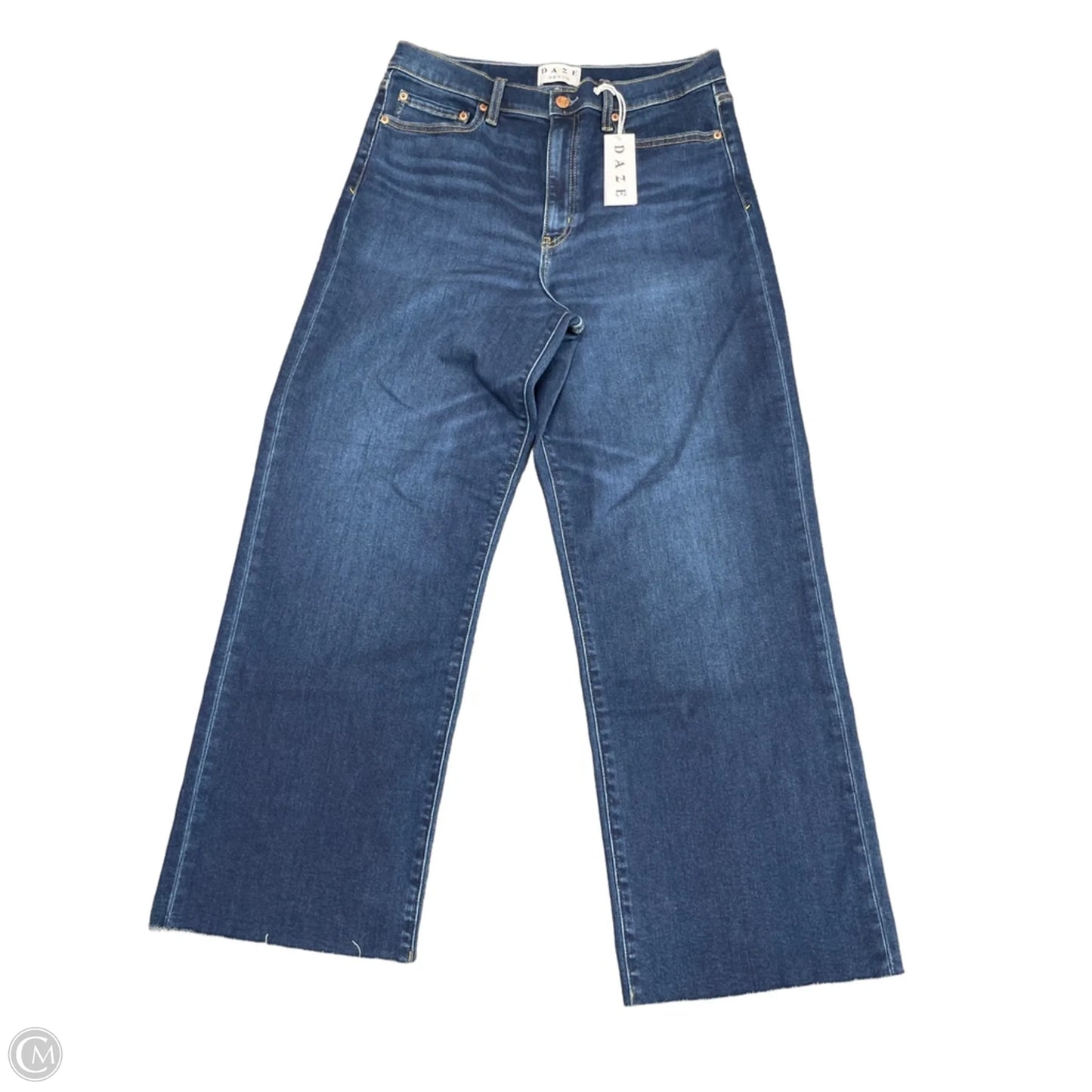 Jeans Wide Leg By Daze In Blue Denim, Size: 12