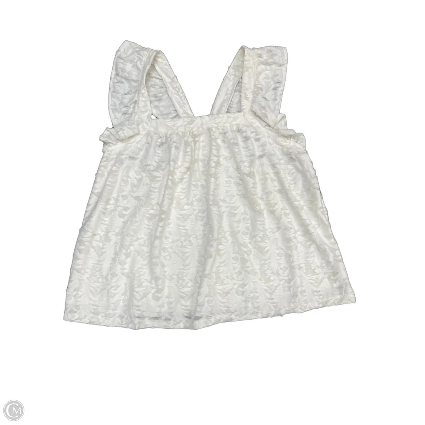 Top Sleeveless By Lc Lauren Conrad In White, Size: Xxl