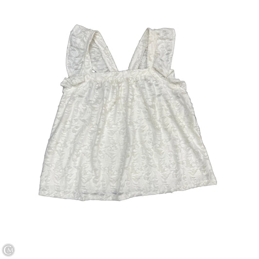 Top Sleeveless By Lc Lauren Conrad In White, Size: Xxl