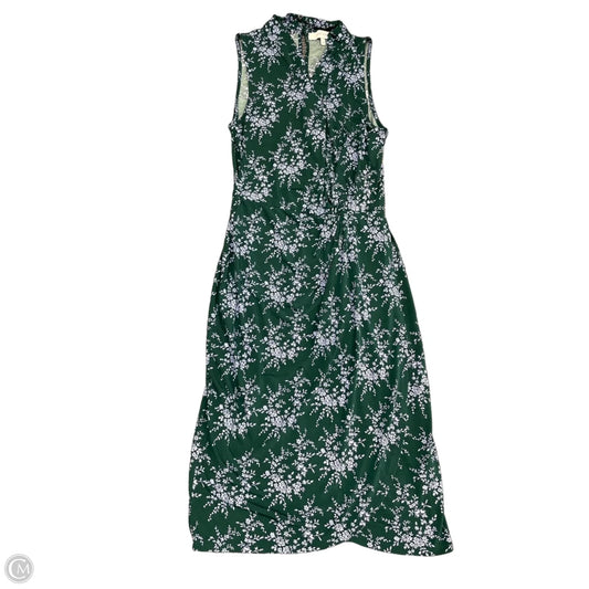 Dress Casual Midi By Clothes Mentor In Blue & Green, Size: M