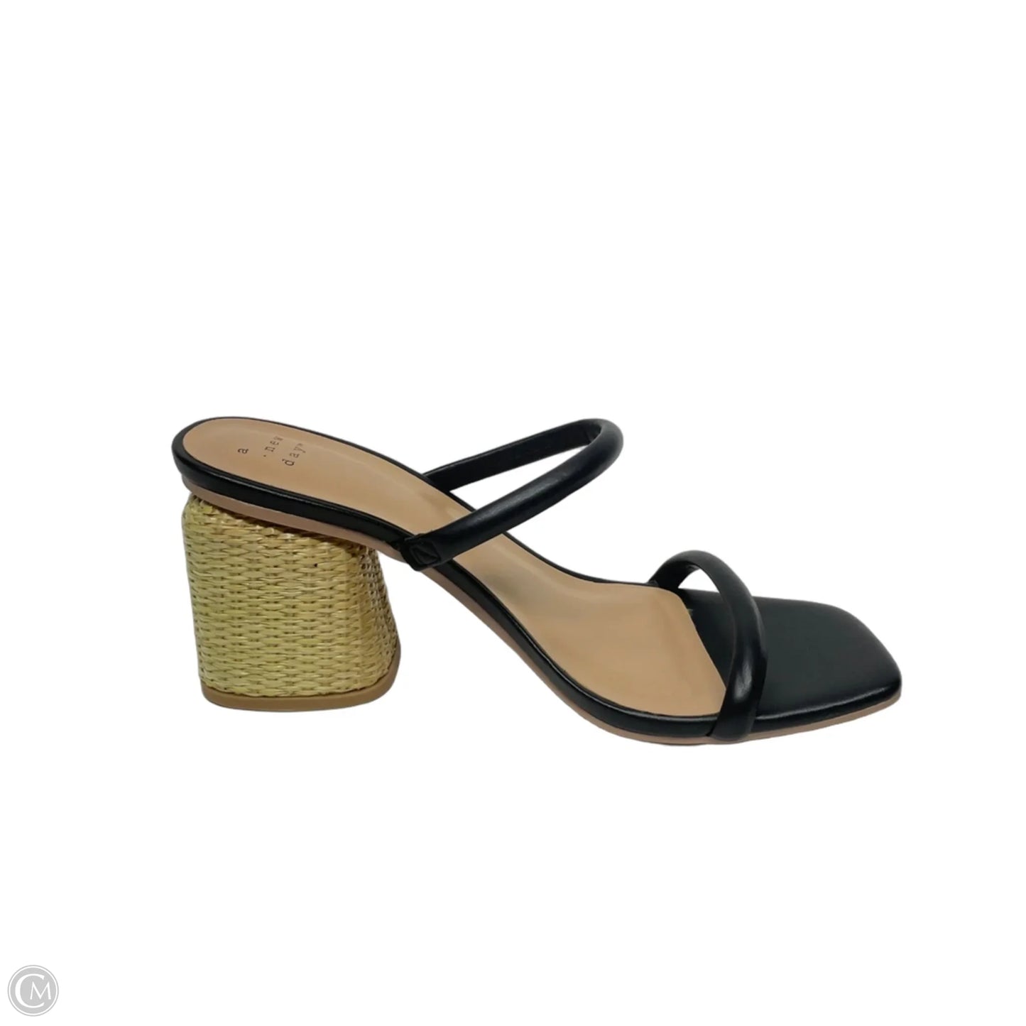 Sandals Heels Block By A New Day In Black, Size: 9