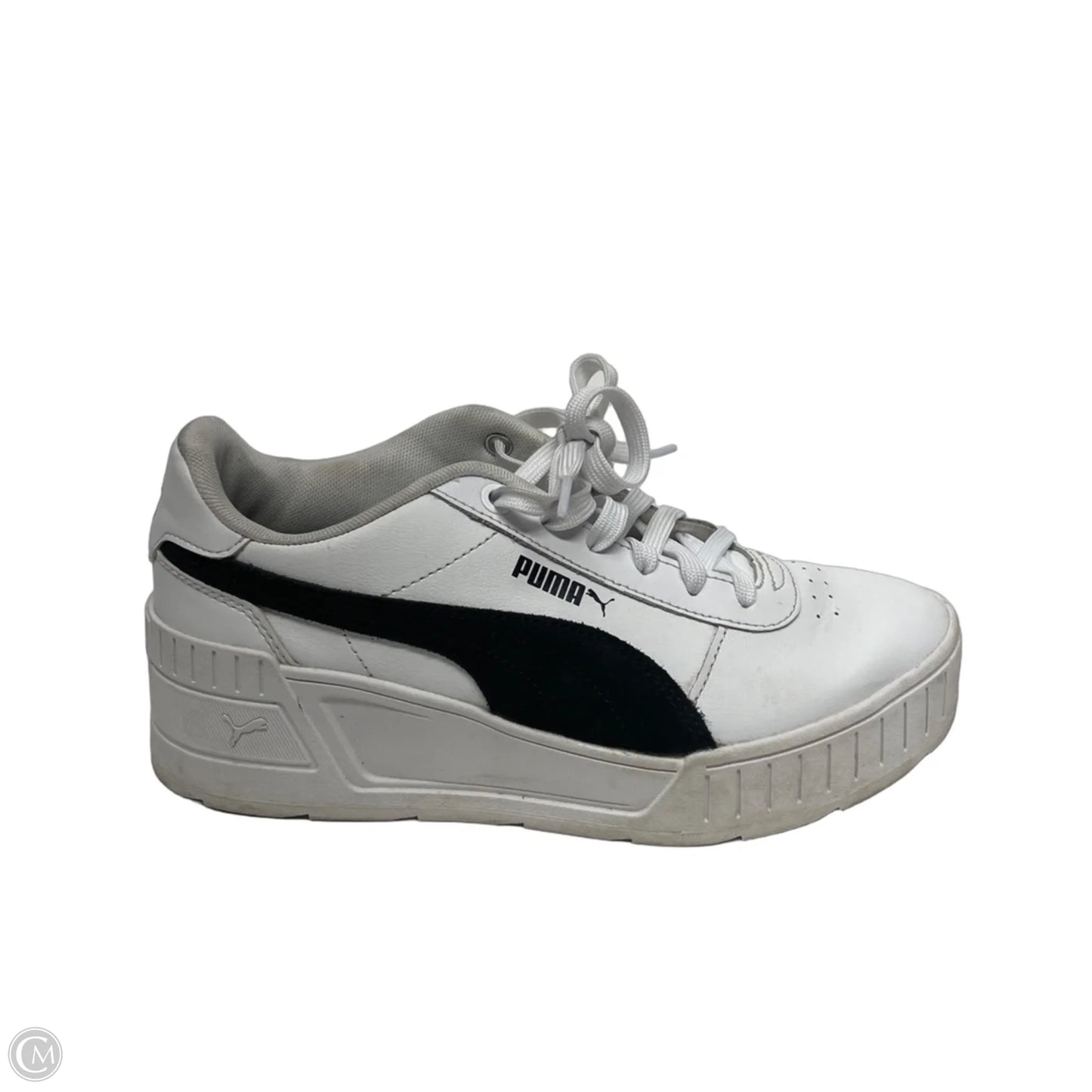 Shoes Sneakers By Puma In Black & White, Size: 7.5