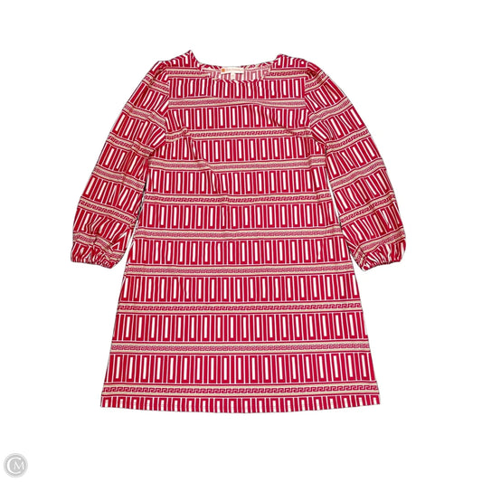 Dress Casual Short By Jude Connally In Red & White, Size: L
