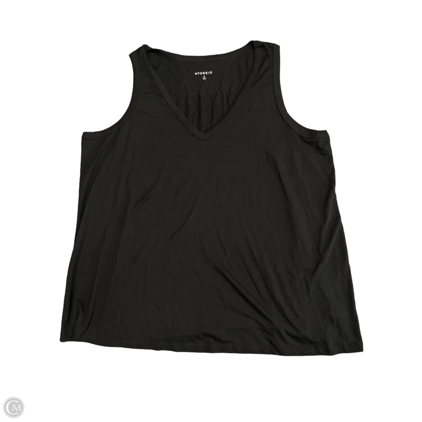 Top Sleeveless Basic By Torrid In Black, Size: 3x