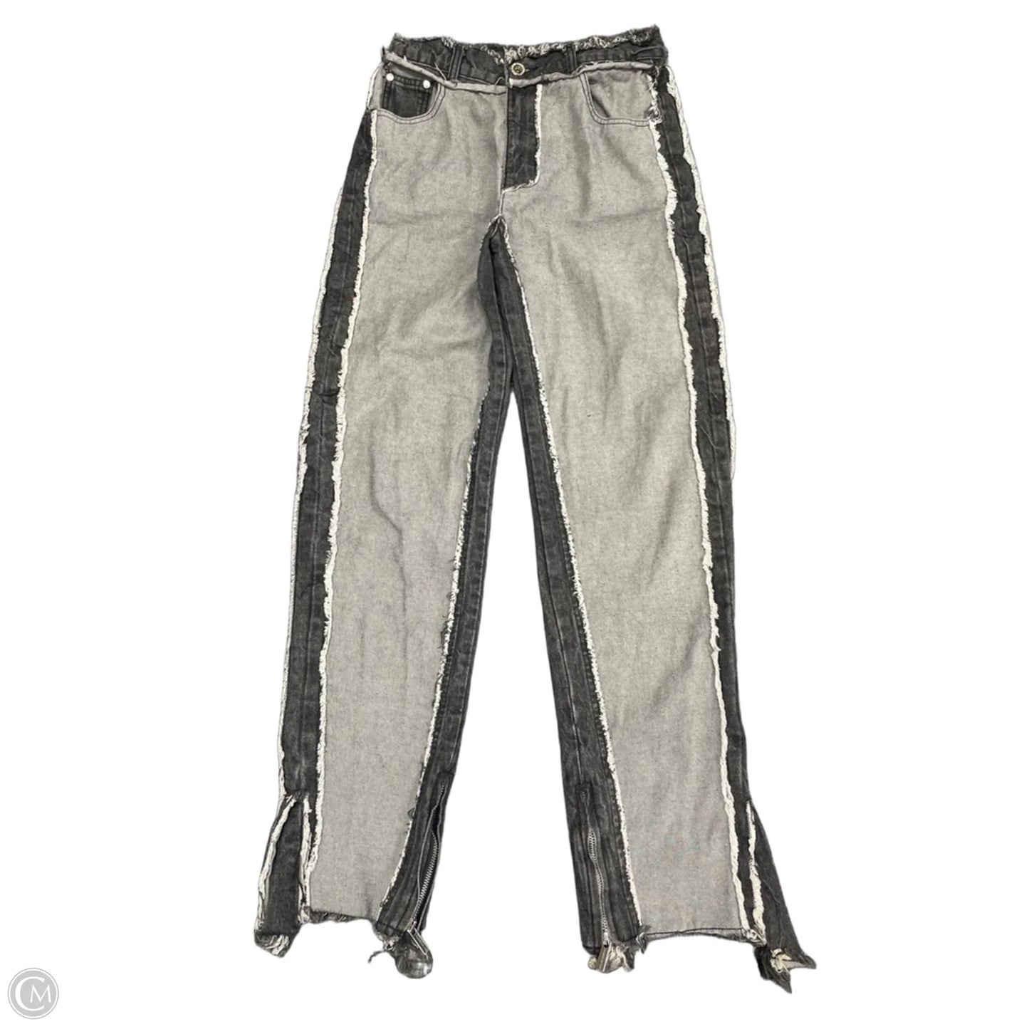 Jeans Straight By Cmc In Black Denim, Size: 8