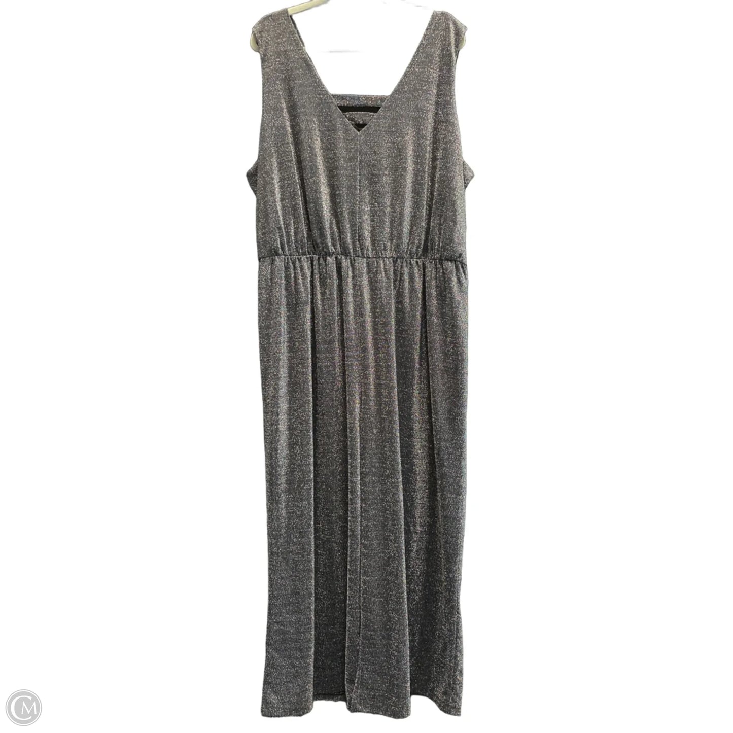 Jumpsuit By Maurices In Black & Silver, Size: 2x