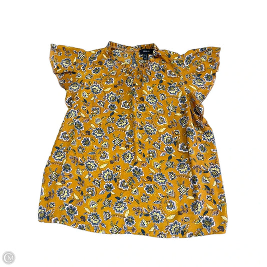 Top Short Sleeve By Forever 21 In Orange, Size: 3x
