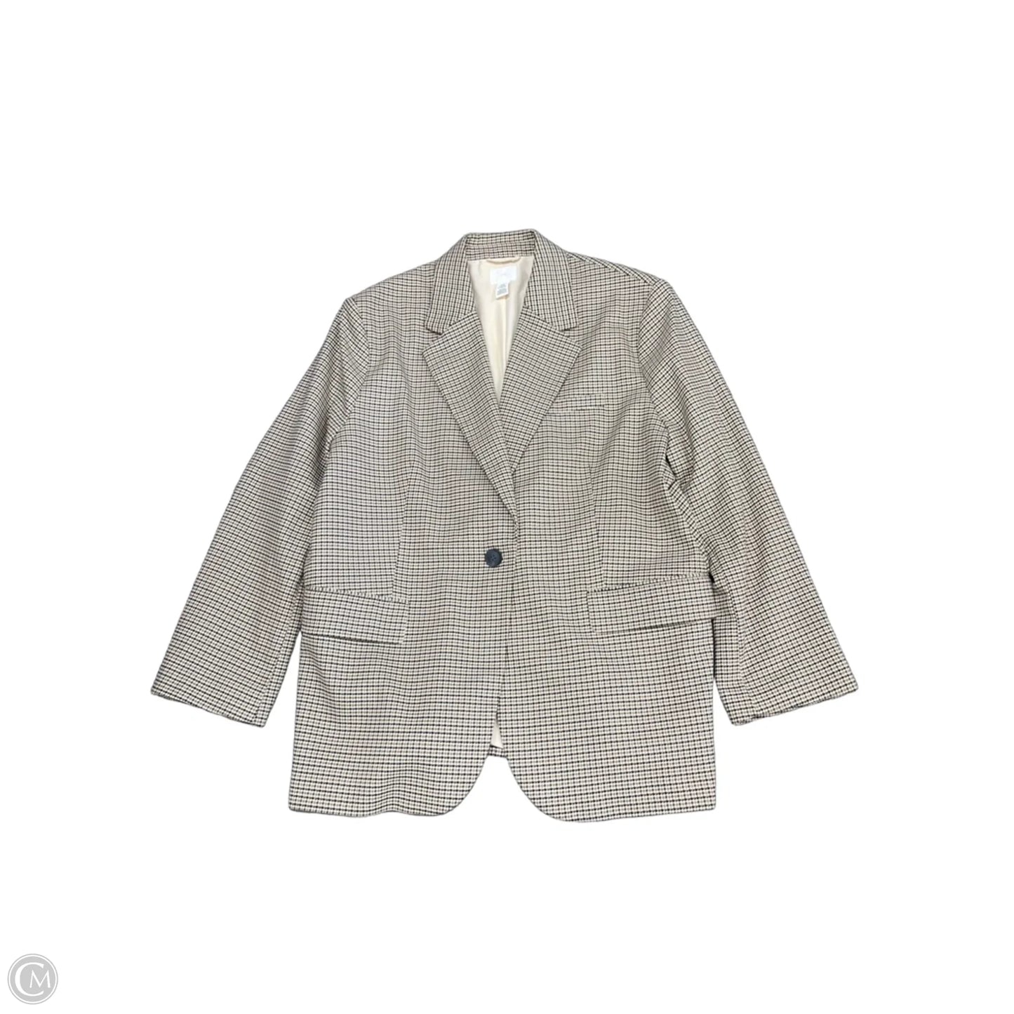 Blazer By H&m In Beige, Size: Xl