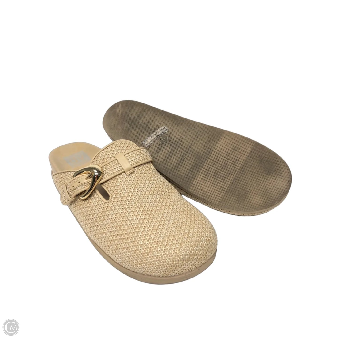 Sandals Flats By Dv In Beige, Size: 9