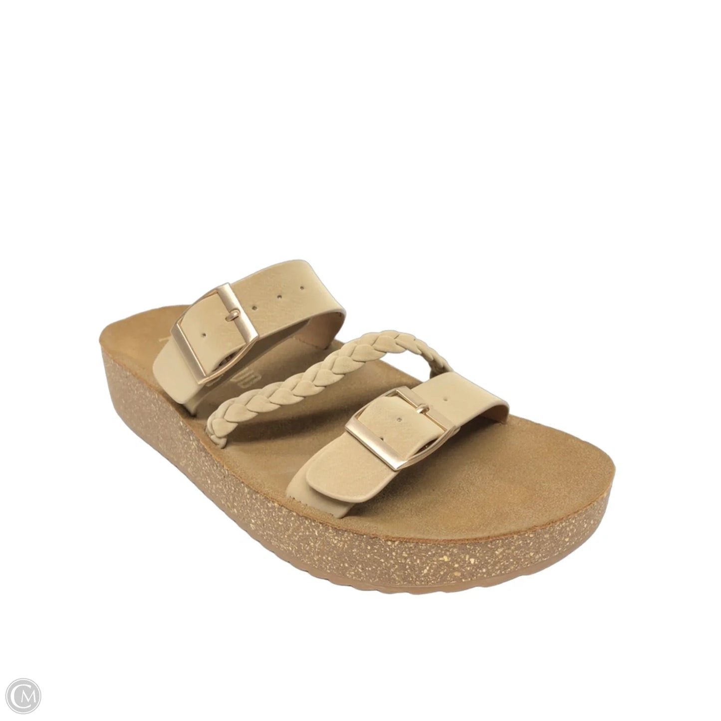 Sandals Flats By Cmc In Beige, Size: 8.5