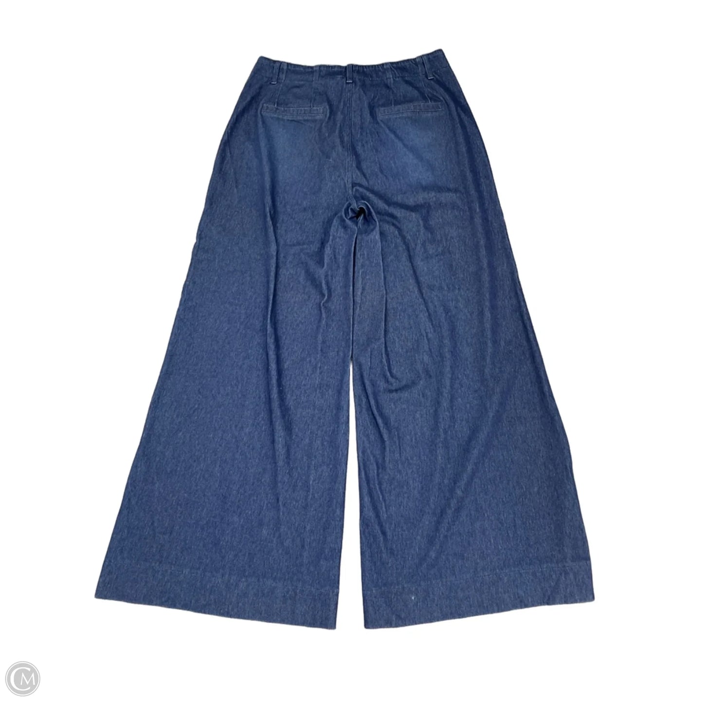 Pants Wide Leg By Halara In Blue Denim, Size: L