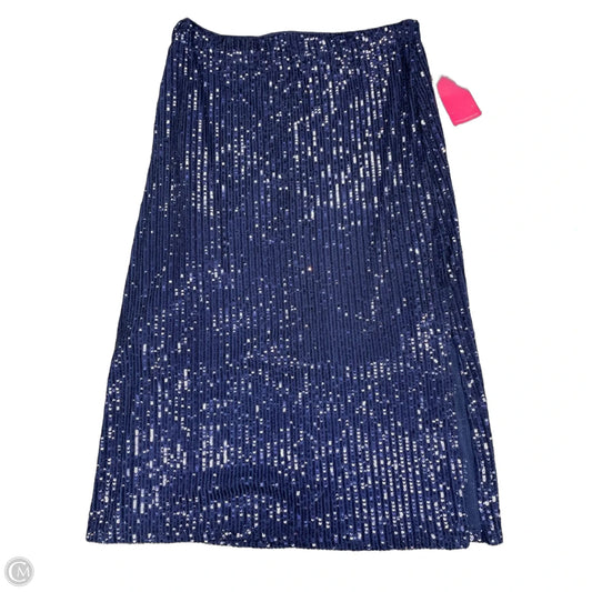Skirt Midi By Vince Camuto In Blue, Size: M