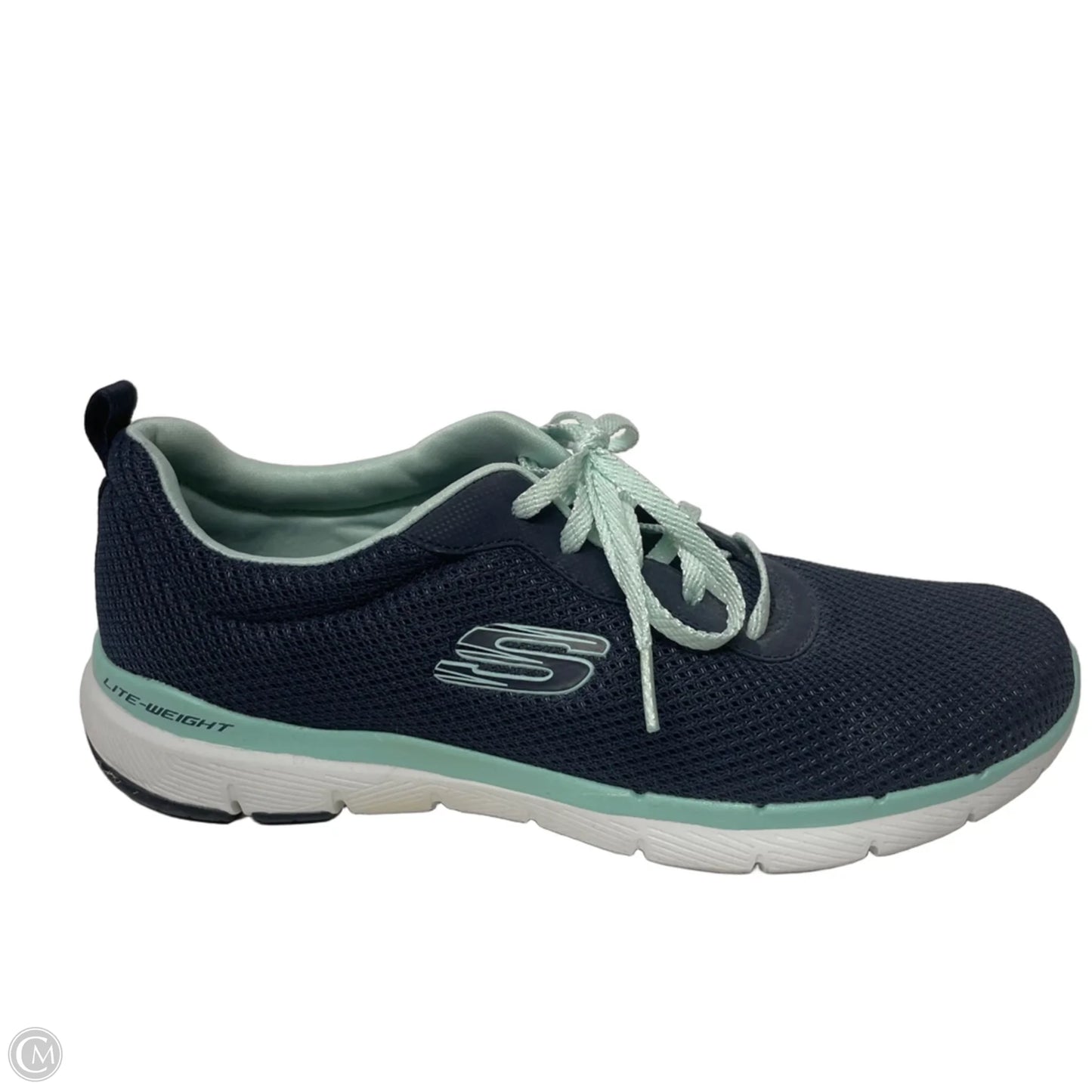 Shoes Athletic By Skechers In Blue, Size: 9