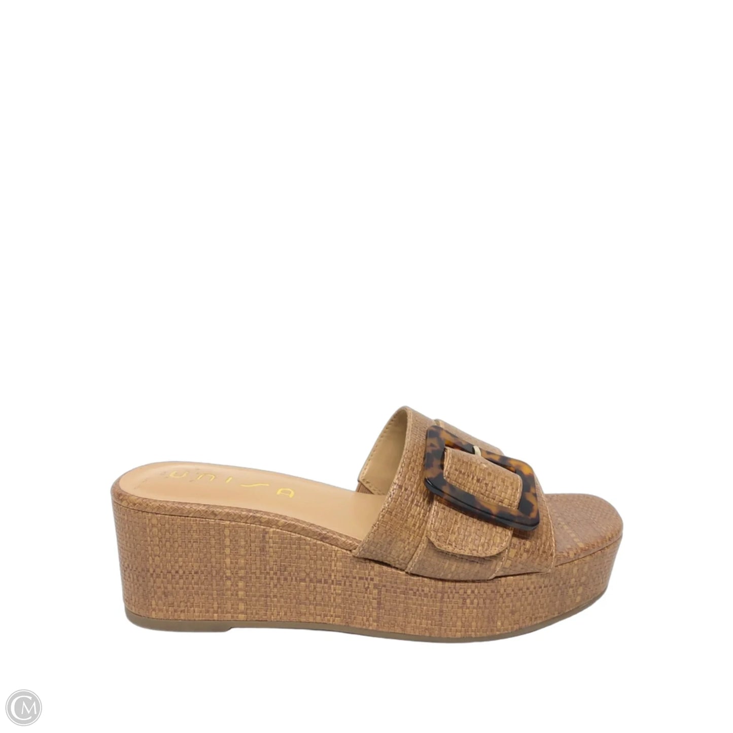 Sandals Heels Platform By Unisa In Brown, Size: 10
