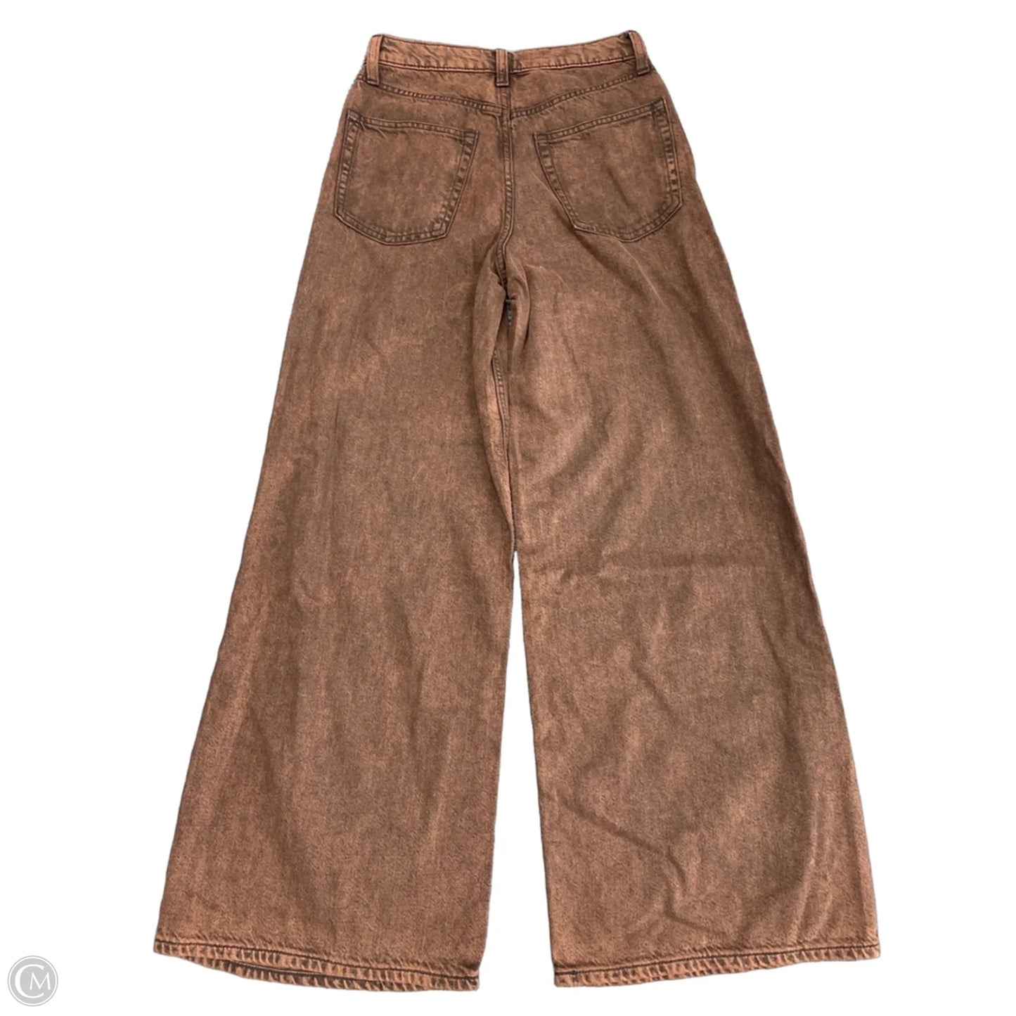 Jeans Wide Leg By Gap In Brown, Size: 0