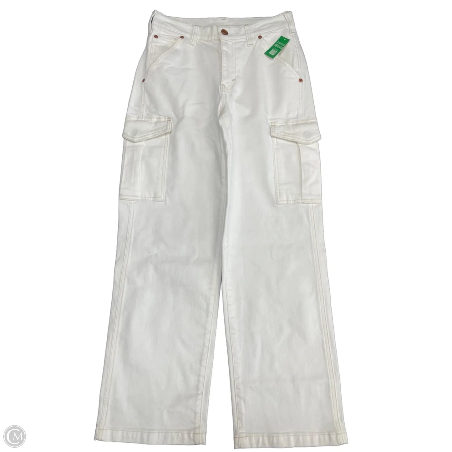 Jeans Straight By Gap In White, Size: 0p