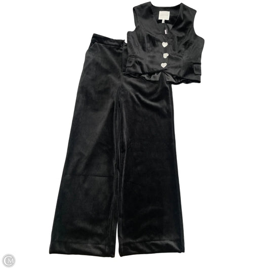Pants Set 2pc By Avec Les Filles In Black, Size: Xs