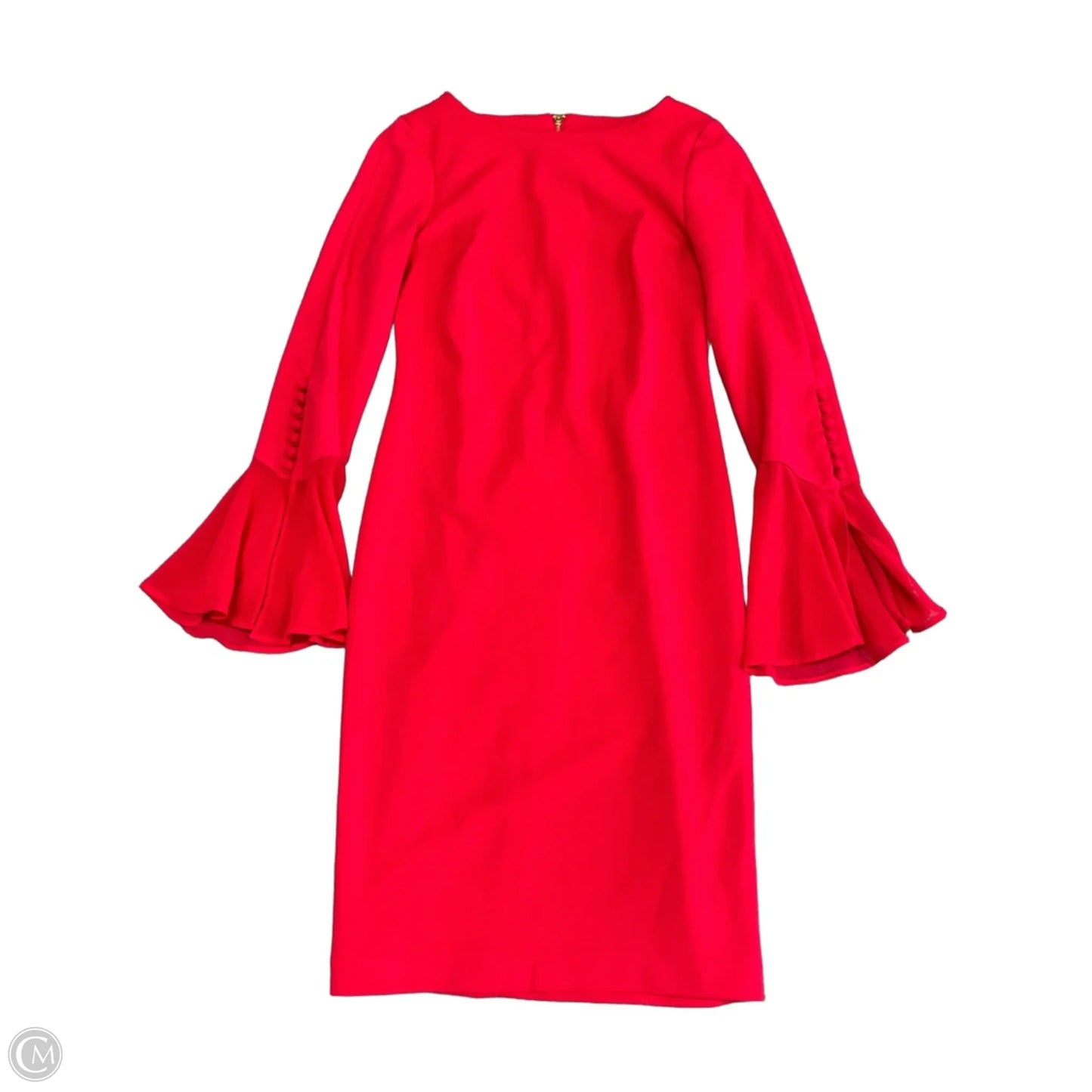 Dress Work By Calvin Klein In Red, Size: 2p