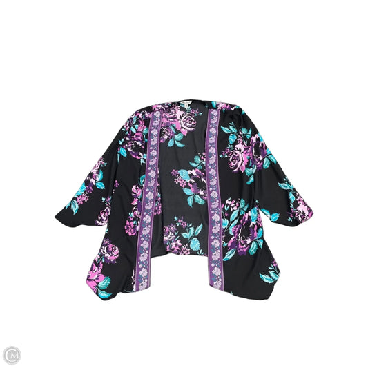 Swimwear Cover-up By The Pioneer Woman In Black & Purple, Size: M