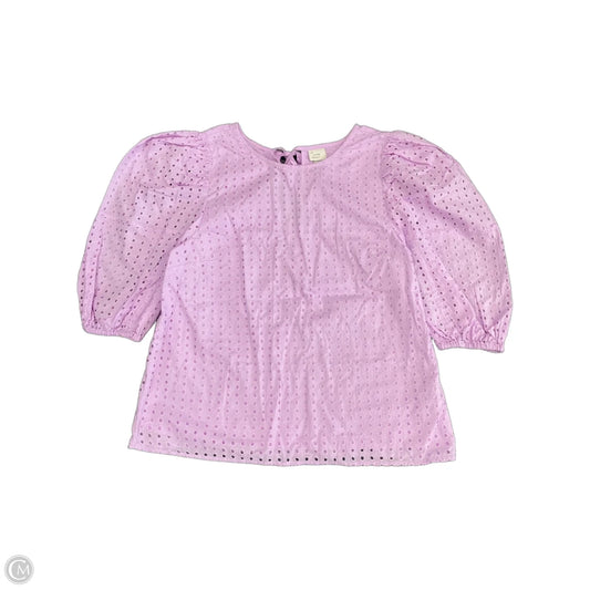 Top Short Sleeve By A New Day In Purple, Size: M