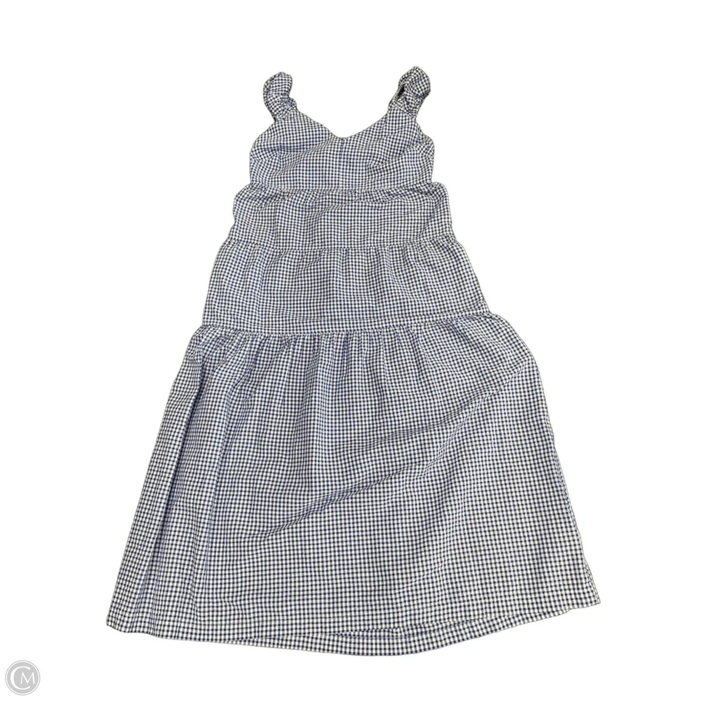 Dress Casual Midi By Old Navy In Blue & White, Size: M