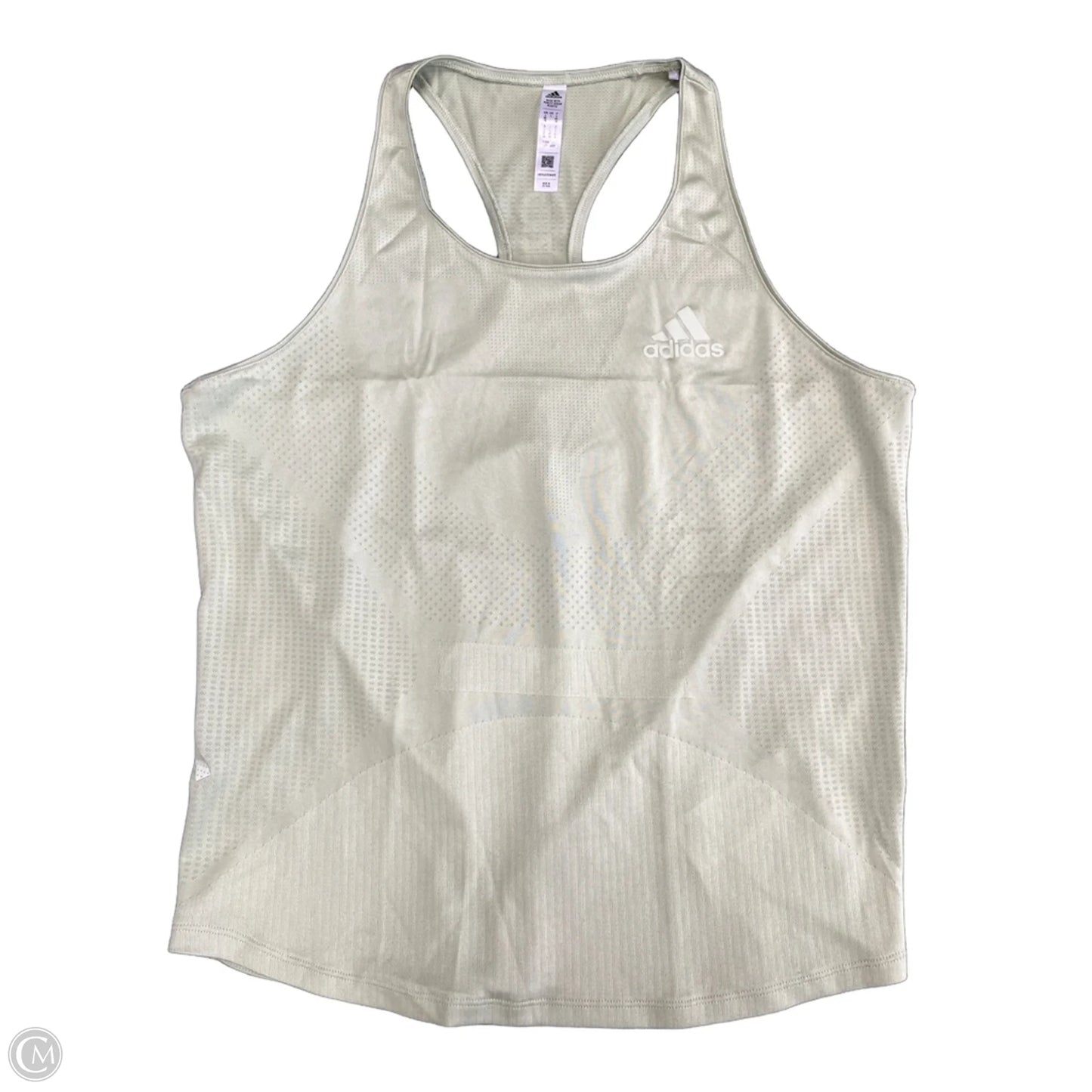 Athletic Tank Top By Adidas In Green, Size: L