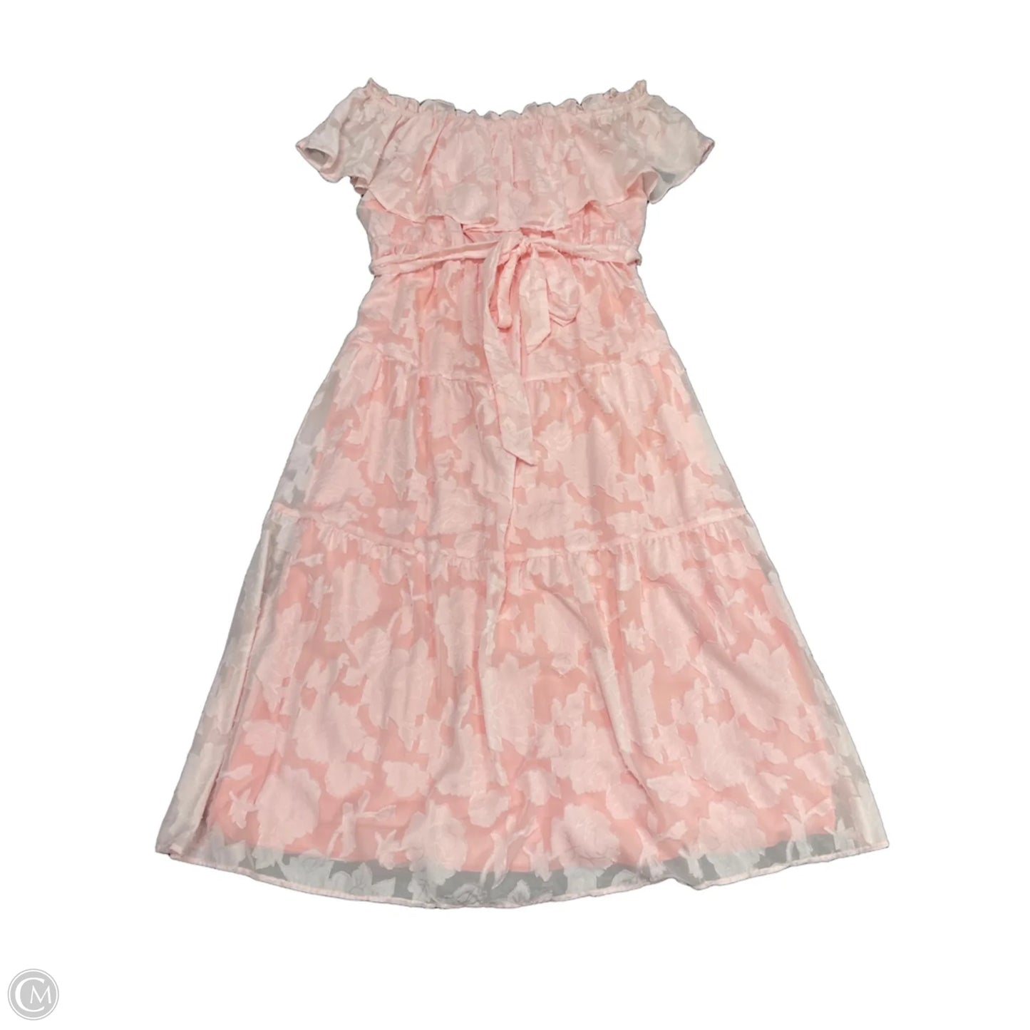 Dress Casual Midi By Clothes Mentor In Pink, Size: 20