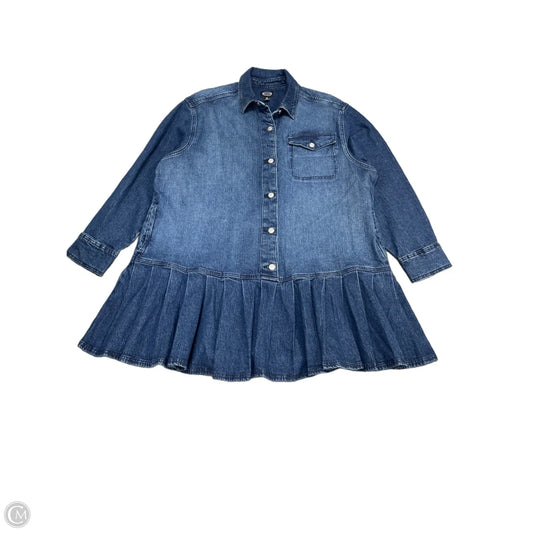 Dress Casual Short By Scoop In Blue Denim, Size: 20