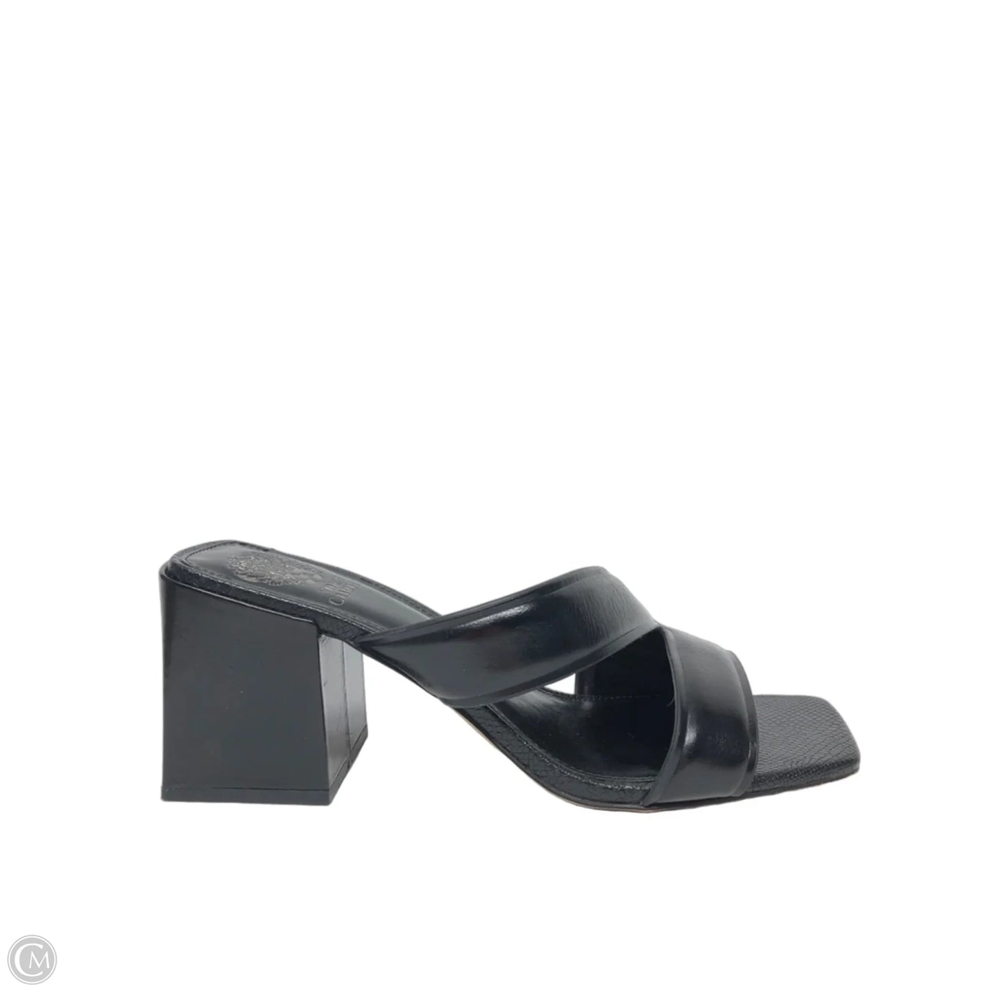 Sandals Heels Block By Vince Camuto In Black, Size: 10