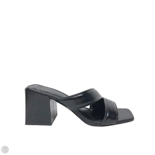 Sandals Heels Block By Vince Camuto In Black, Size: 10