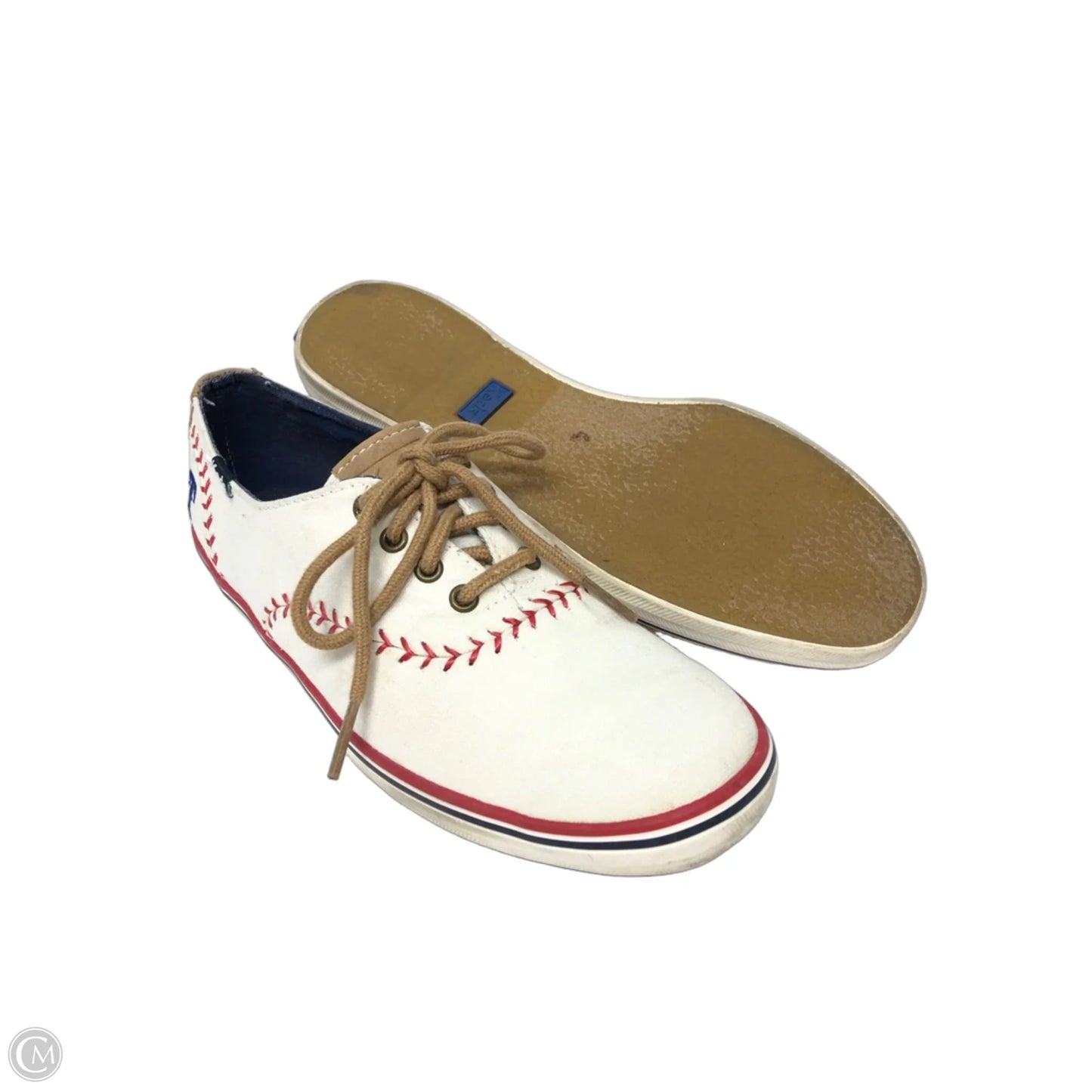Shoes Sneakers By Keds In Blue & Red & White, Size: 6.5