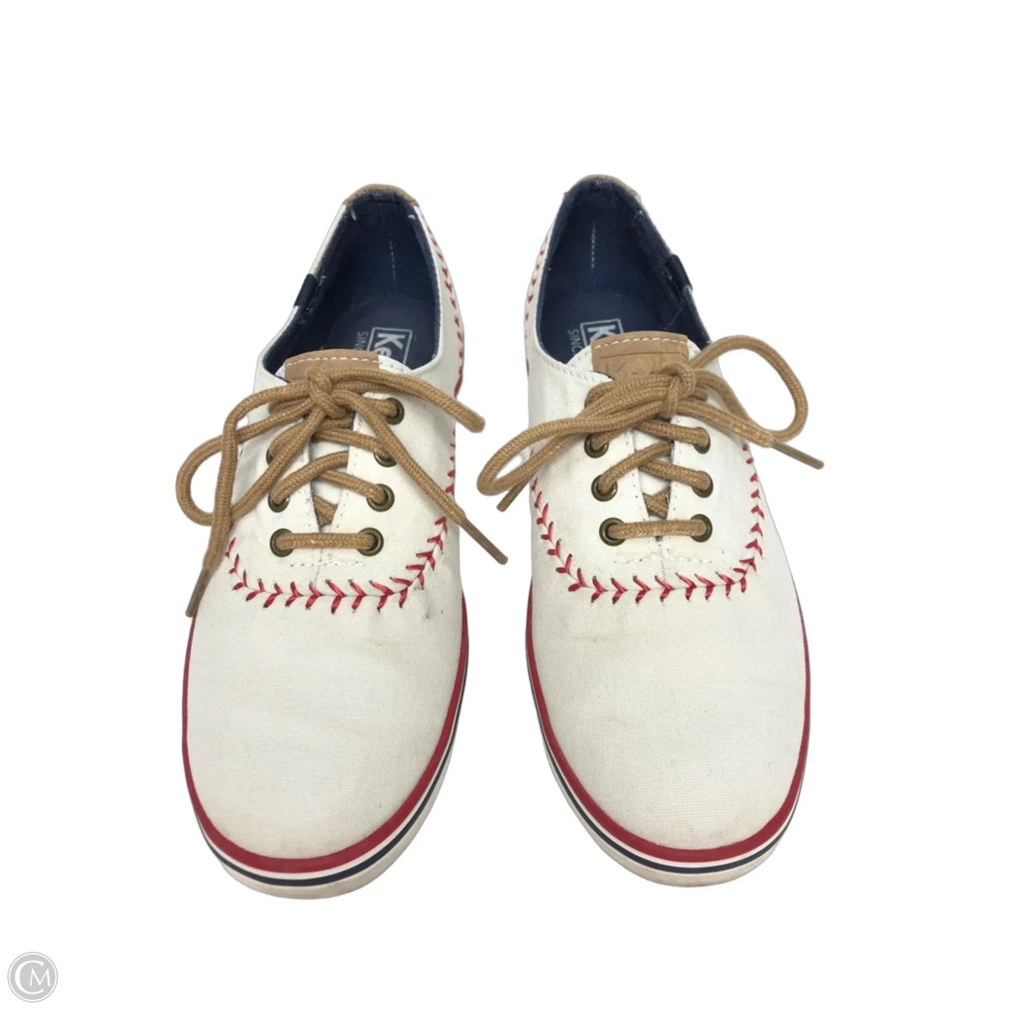 Shoes Sneakers By Keds In Blue & Red & White, Size: 6.5