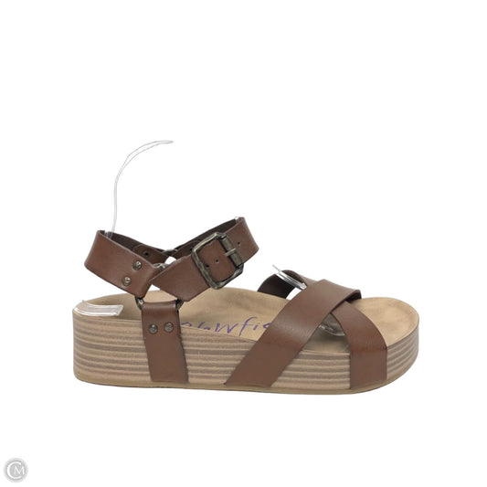 Sandals Flats By Blowfish In Brown, Size: 8.5