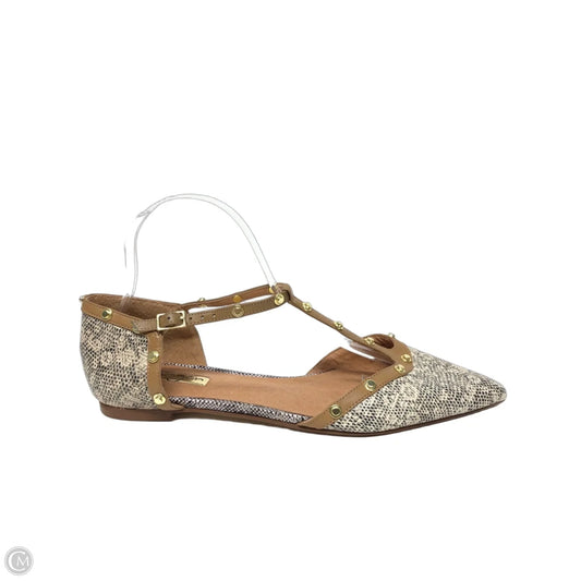 Shoes Flats By Halogen In Snakeskin Print, Size: 9