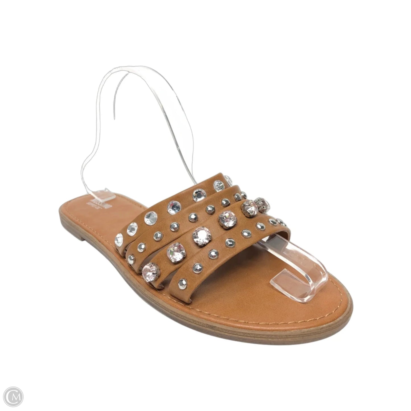 Sandals Flats By Mossimo In Brown, Size: 9