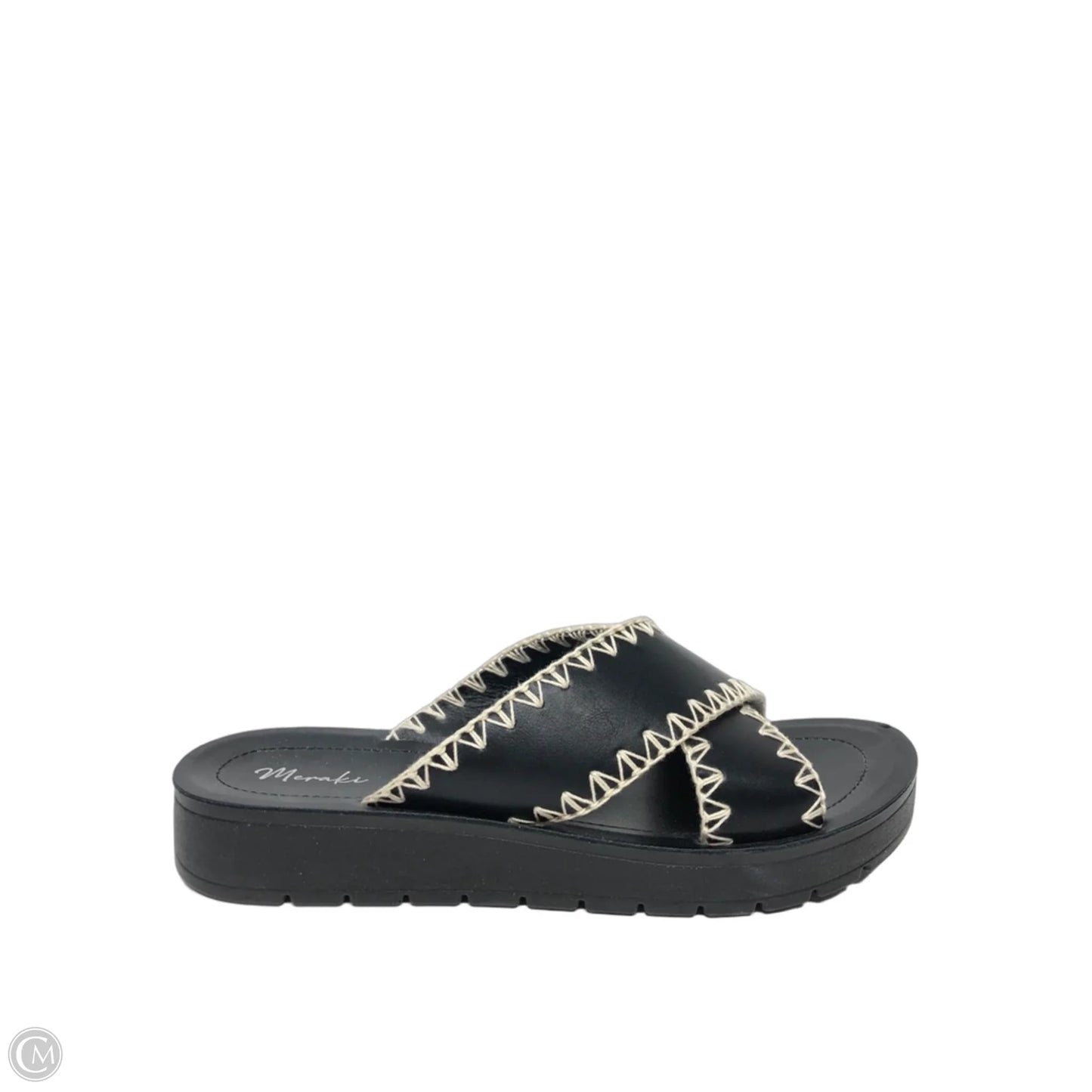 Sandals Flats By Meraki In Black, Size: 9