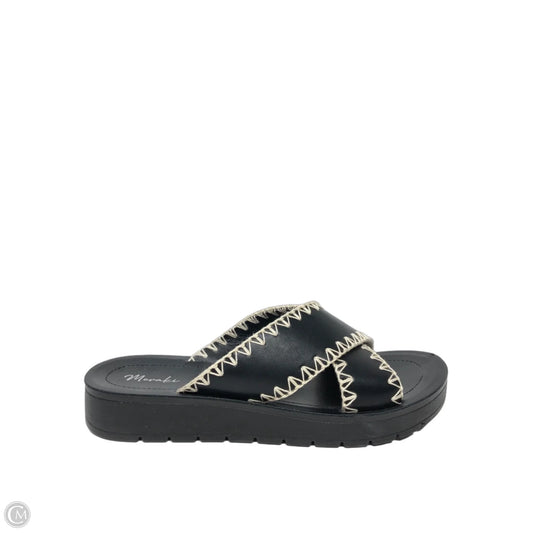 Sandals Flats By Meraki In Black, Size: 9