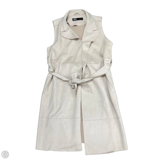 Cardigan By Zara In Cream, Size: L