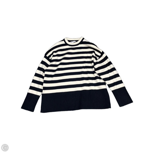 Sweater By Zara In Black & Cream, Size: Xl