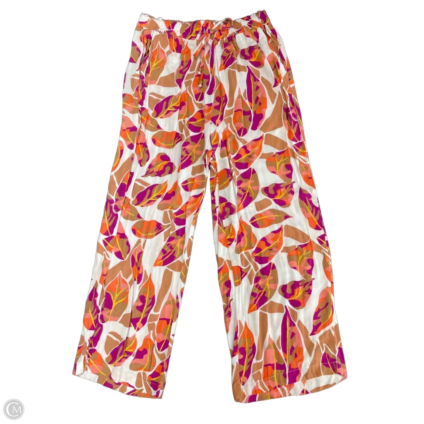 Pants Set 2pc By Jane And Delancey In Orange & Pink, Size: M