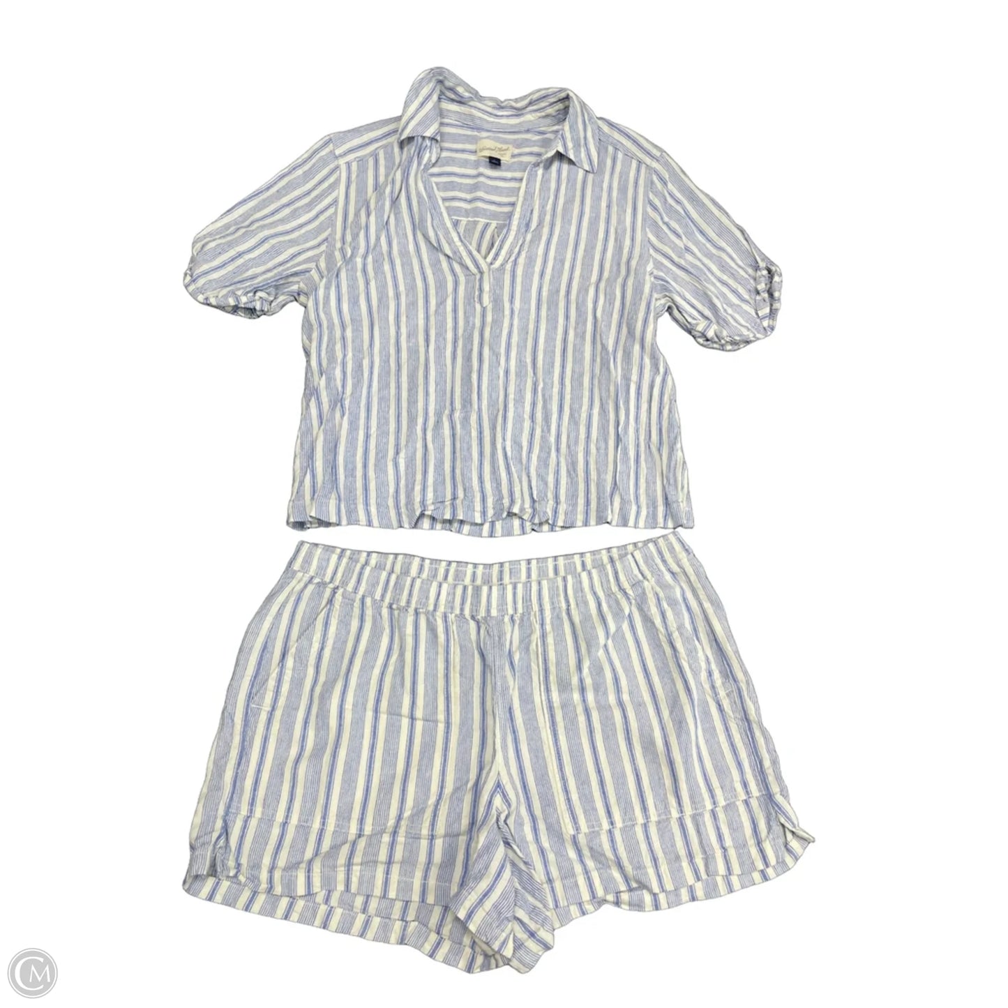 Shorts Set By Universal Thread In Blue & White, Size: L