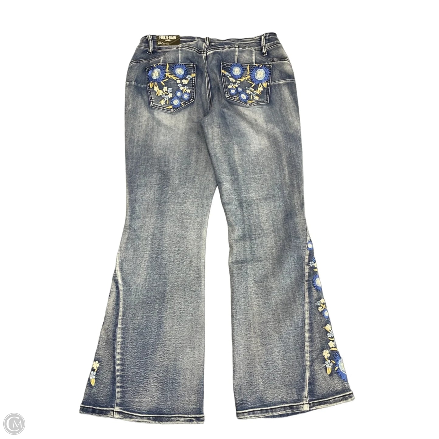 Jeans Boot Cut By Clothes Mentor In Blue Denim, Size: 14
